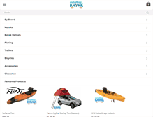 Tablet Screenshot of everythingkayak.com